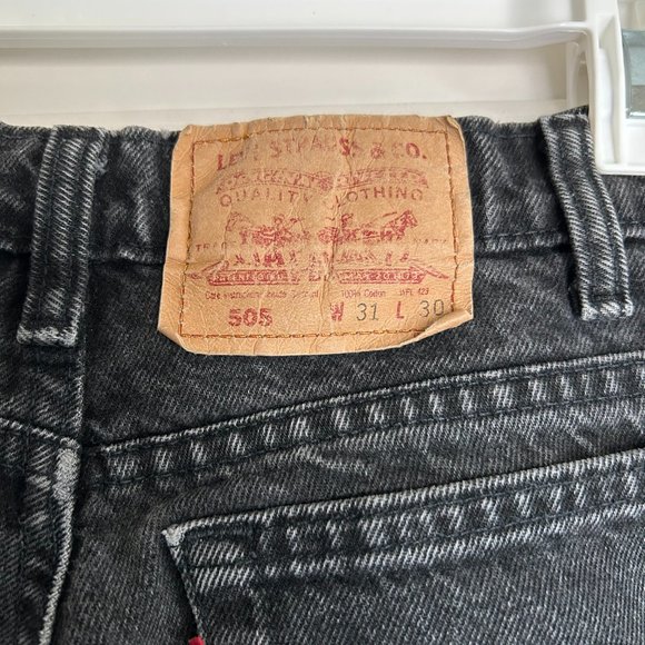 Levi's Mom Jeans Vintage Grey 505 - Picture 3 of 3